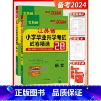 备考2024[2本]语文+数学-江苏专用 小学升初中 [正版]小升初江苏省小学毕业升学考试试卷精选28套卷语文数学英语小