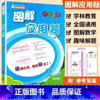 2年级 图解应用题下册 小学通用 [正版]学林教育图解应用题小学数学专项强化训练一年级二年级三年级四五六年级上册下册解题