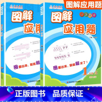 1年级 图解应用题上下册[2本套] 小学通用 [正版]学林教育图解应用题小学数学专项强化训练一年级二年级三年级四五六年级