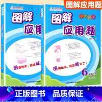 6年级 图解应用题上下册[2本套] 小学通用 [正版]学林教育图解应用题小学数学专项强化训练一年级二年级三年级四五六年级