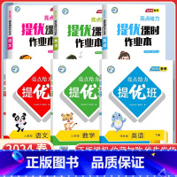 三下语数英6本[亮点提优班+亮点提优课时作业本]江苏专用 小学通用 [正版]2024亮点给力提优班多维互动空间二年级下册