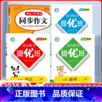 五下语数英4本[亮点提优班+开心同步作文]江苏专用 小学通用 [正版]2024亮点给力提优班多维互动空间二年级下册三年级