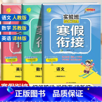 [三年级江苏版3本]语数英寒假衔接 小学通用 [正版]2024新实验班寒假衔接一年级二年级四五六三年级上册下册小学语文数