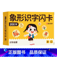 黄色色象形识字闪卡 [正版]时光学幼儿象形识字闪卡幼儿园儿童小学生图形认知记忆力幼小衔接早教教具基础进阶强化全面均衡发展