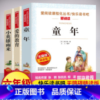 快乐读书吧 六上 全3册 [正版]爱的教育小英雄雨来童年书全套3册童年高尔基原著完整版6小学生六年级读课外书6年级上册上