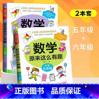 2册 数学原来这么有趣[5+6年级] [正版]数学原来这么有趣6册 一二年级三四五六年级课外必读书小学生趣味数学阅读课外
