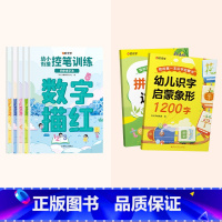 控笔训练全套+全套2册 [正版]幼小衔接进阶式控笔训练拼音数字汉字笔画趣味描红四步练字法轻松写好字循序渐进自主书写幼升小