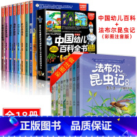 幼儿百科+法布尔昆虫记大百科 全18册 [正版]中国幼儿百科全书全8册 注音版小笨熊疯狂的十万个为什么系列哇太空我们的身