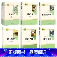 [全7册]朝花夕拾+西游记上下+白洋淀+猎人+湘行+镜花缘 [正版]朝花夕拾鲁迅原著西游记人民教育出版社七年级上册老师初