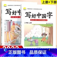 2年级上下册 同步字帖 [正版]视频教学 2022新版 写好中国字字帖一年级下同步课课练人教版小学生二三年级下册四五六年