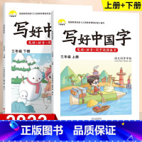 3年级上下册 同步字帖 [正版]视频教学 2022新版 写好中国字字帖一年级下同步课课练人教版小学生二三年级下册四五六年