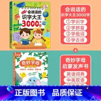 [识字·英语]会说话的识字大王3000+奇妙字母英语点读书 [正版]会说话的识字大王2000字早教有声书儿童趣味象形点读