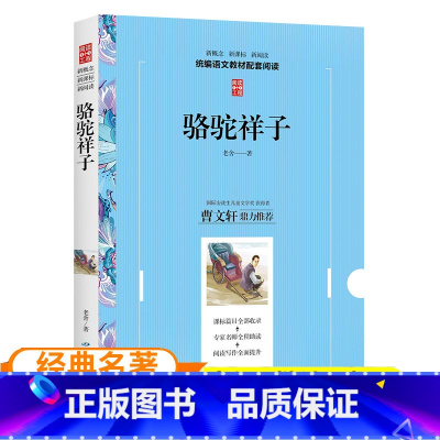 新概念阅读骆驼祥子 [正版]海底两万里骆驼祥子人教版七年级下册课外阅读书人民教育出版社朝花夕拾鲁迅西游记老师初一上册初中