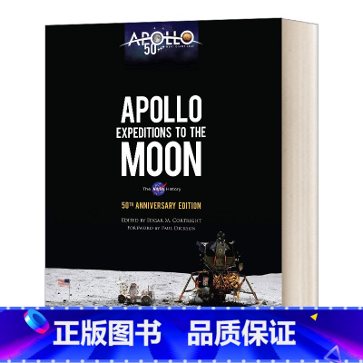 [正版]英文原版 Apollo Expeditions to the Moon 阿波罗登月50周年特别画册 美国NASA