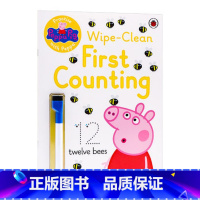 粉红猪小妹学数学 [正版]小猪佩奇1000单词趣味贴纸游戏书 英文原版 Peppa Pig 1000 First Wor