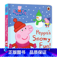 佩奇雪天的乐趣 [正版]小猪佩奇1000单词趣味贴纸游戏书 英文原版 Peppa Pig 1000 First Word