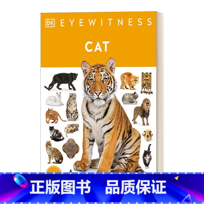 [正版]英文原版 Cat DK Eyewitness DK目击者系列 猫 儿童科普读物 猫科动物科普 英文版 进口英语原