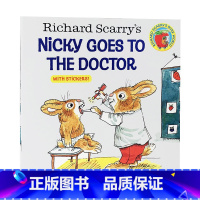 [正版]英文原版绘本 Richard Scary's Nicky Goes To The Doctor 小兔子看医生 英