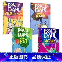 罗尔德达尔作品4册 [正版]查理和巧克力工厂英文原版小说Charlie and the Chocolate Factor