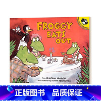 [正版]英文原版 Froggy Eats Out 小青蛙弗洛格在外面吃饭 大开绘本 英文版 进口英语原版书籍