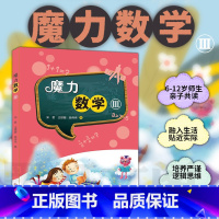 魔力数学 3 小学通用 [正版]数学思维训练 魔力数学共4册 专注力训练书 6-12岁幼儿童益智书智力开发书籍数学启蒙游