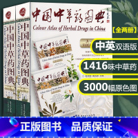 [正版]中国中草药图典 上下册 中英双语版 1416味中草药 中草药彩图大全书 中药 配方 中医泰斗邓铁涛荐 广东科学技