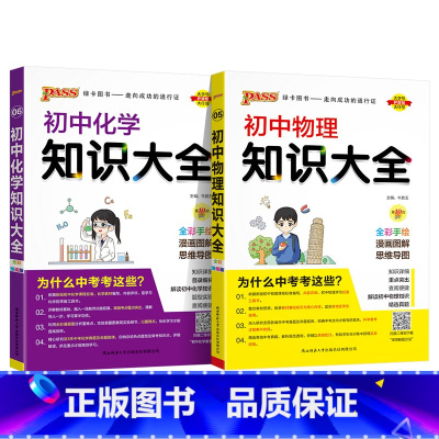 物理+化学 初中通用 [正版]全国通用初中物理知识大全2024新八年级九年级实验探究知识清单公式定律初二三中考总复习资料