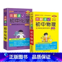 物理+化学2本 初中通用 [正版]2024新版图解速记初中物理公式定律知识点汇总速查速记背记手册基础知识大全八九年级初二