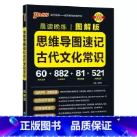 思维导图速记古代文化常识 高中通用 [正版]2025高中晨读晚练思维导图速记古代文化常识图解版高考语文常考知识手册模拟训