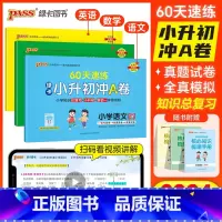 速记+速练[数学]2本 小学升初中 [正版]2024新版小升初真题卷绿卡小升初冲A卷60天速练语文数学英语真题测试卷系统