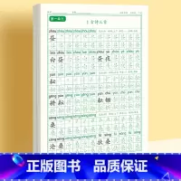 [下册]同步字帖5年级 [正版]五年级上册字帖语文同步练字帖人教版小学生硬笔书法练字本楷书笔画笔顺儿童铅笔描红练习写字每