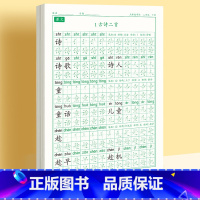 [下册]同步字帖2年级 [正版]二年级上册下册同步练字帖语文人教版小学生硬笔书法练字本楷书笔画笔顺儿童铅笔描红练习写字每