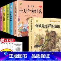 [6本]四下5本+钢铁是怎样炼成的 [正版]十万个为什么米伊林四年级下册阅读课外书必读灰尘的旅行高士其书目快乐读书吧爷爷
