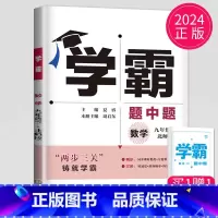 数学 九年级下 北师版 九年级/初中三年级 [正版]2024学霸题中题数学英语物理化学七年级上册八年级下册九年级上苏科版