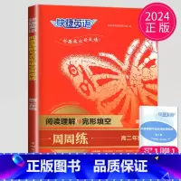 高二 阅读理解与完形填空周周练 [正版]通用版点津英语天天练 英语时文阅读高一高二高三高中英语阅读理解完形填空语法填空英