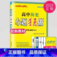历史 选择性必修2 人教版 高中二年级 [正版]2024版高一高二小题狂做高中数学物理化学生物语文地理历史政治英语必修一