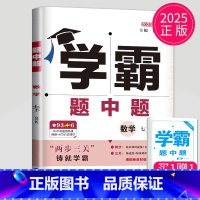数学 七年级下册 苏科版 七年级/初中一年级 [正版]2024学霸题中题七年级上册下册数学英语苏科版译林版苏教版初一下学