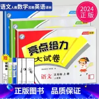 [正版]2024秋亮点给力大试卷五年级上册语文数学英语人教版RJ苏教版SJ译林版江苏5年级上学期期末测试卷同步跟踪全程检