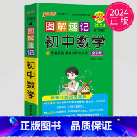 数学 初中通用 [正版]全新图书 2024绿卡图书pass图解速记初中语文数学英语物理化学生物政治历史地理任选 全彩版