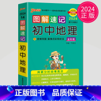 地理 初中通用 [正版]全新图书 2024绿卡图书pass图解速记初中语文数学英语物理化学生物政治历史地理任选 全彩版