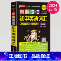 英语词汇(高频版) 初中通用 [正版]全新图书 2024绿卡图书pass图解速记初中语文数学英语物理化学生物政治历史地理