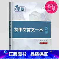 [正版]2025学霸初中文言文详解一本全 初中七八九年级文言文全解译注及赏析古诗文完全解读初一初二初三789中考语文阅读