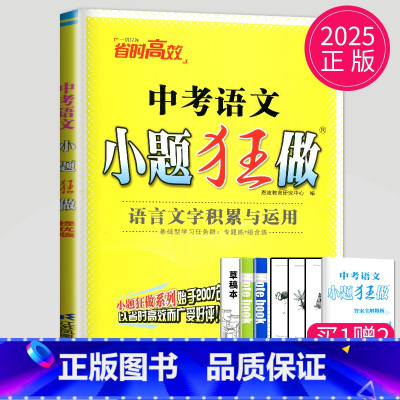 [正版]2025版中考语文小题狂做提优版初三练习册9九年级中考总复习语言文字积累与运用语文专题突破滚动强化提优训练答案小