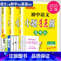 [正版]2025巅峰版小题狂做七年级上册初中语文数学英语七上人教版苏科版译林版7年级上苏教江苏初一课时训练辅导书练习册测