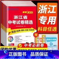 备考2025 [数学] 浙江省 [正版]浙江备考2025浙江省中考试卷精选语文数学英语科学历史与社会道德与法治全套初三九