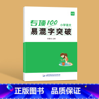 易混字突破 [正版]易蓓小学语文字词句语法突破专项100训练一二三四五六年级人教版易错字成语句子句式语法标点病句修改修辞