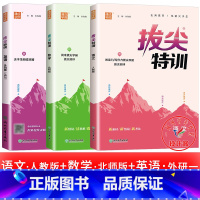 3册[外研版(一起)]英语+[北师大版]数学+[人教版]语文 五年级上 [正版]2025春拔尖特训英语外研版一年级起点英