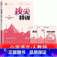 单本[人教版]语文 四年级下 [正版]2025春拔尖特训英语外研版一年级起点英语练习册外研社小学一二三四五六年级上册下册