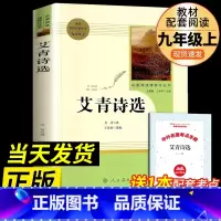 泰戈尔诗选 [正版]艾青诗选原著完整版人民教育出版社九年级 名著人教版初中生全套配套 9上册初三学生课外阅读世说新语课外