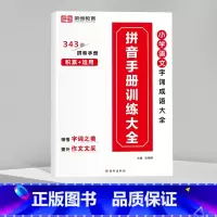 拼音手册训练大全 小学通用 [正版]全6册小学生词语积累大全训练人教版小学语文一年级二年级拼音专项手册成语量词重叠词ab